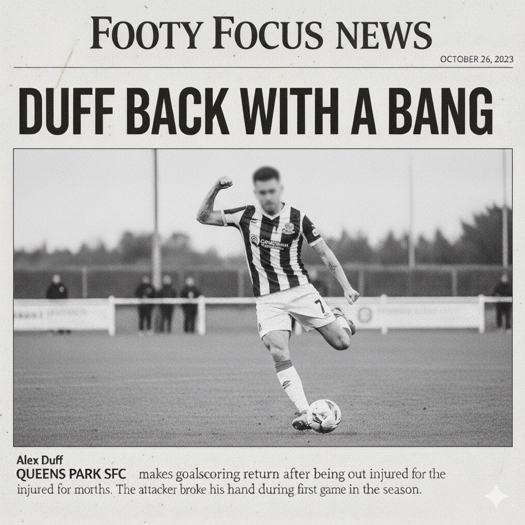 Hand Broken, Spirit Unbroken — Alex Duff’s Return for Queens Park SFC ...